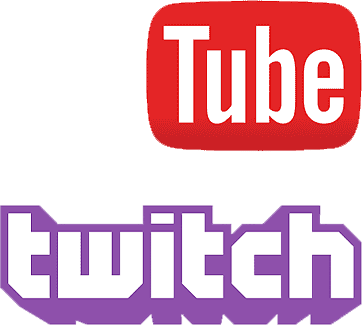 Youtube e Twitch Live